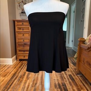 Susana Monaco Black Strapless Tube Top Size large